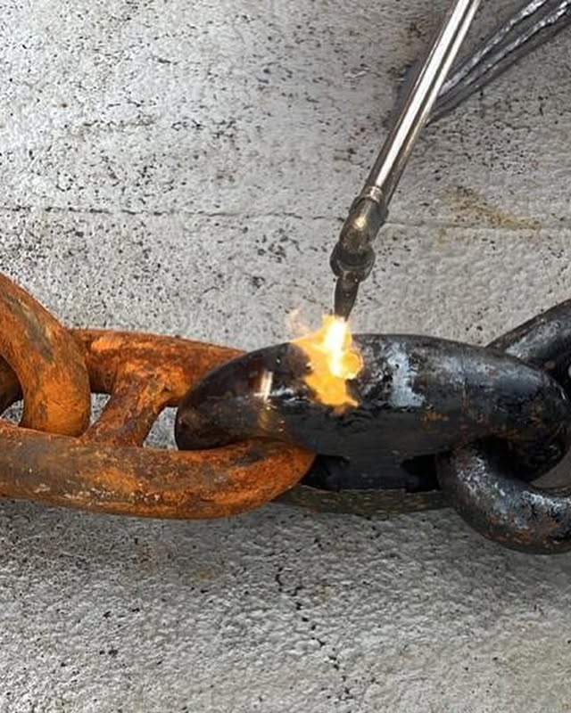 Solda em âncora para instalação