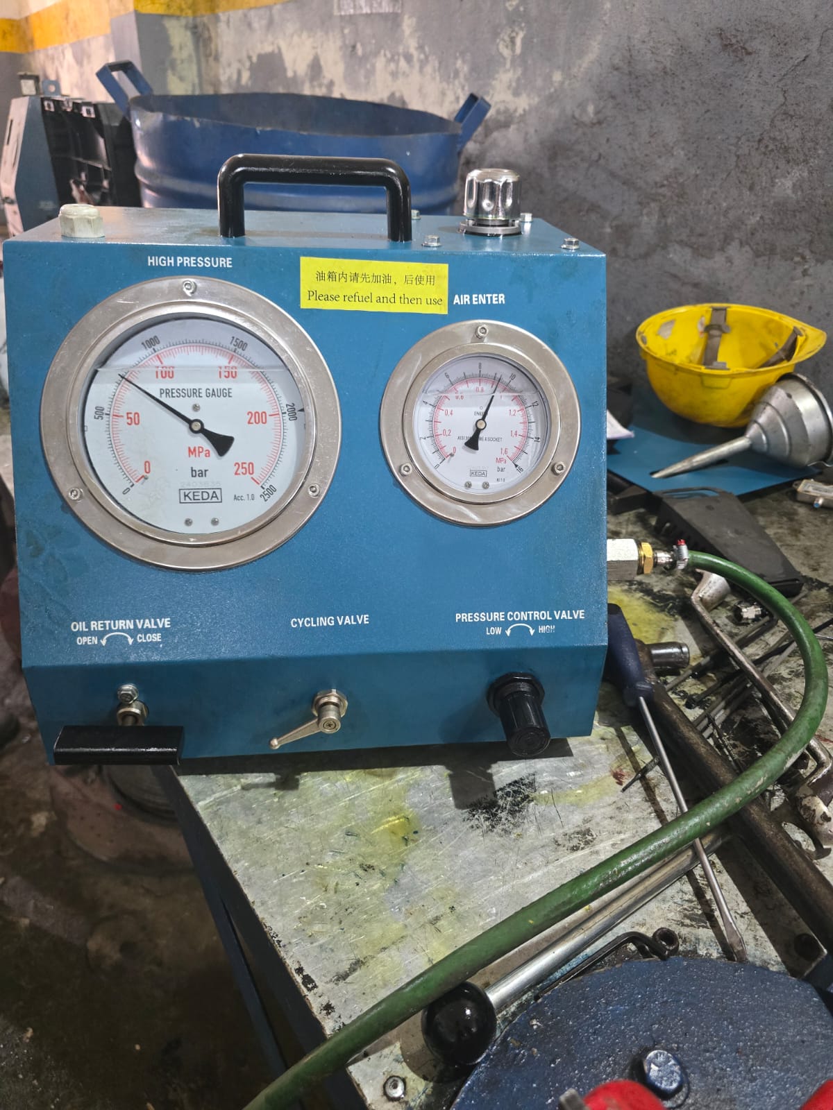 Reparo de bombas pneumaticas